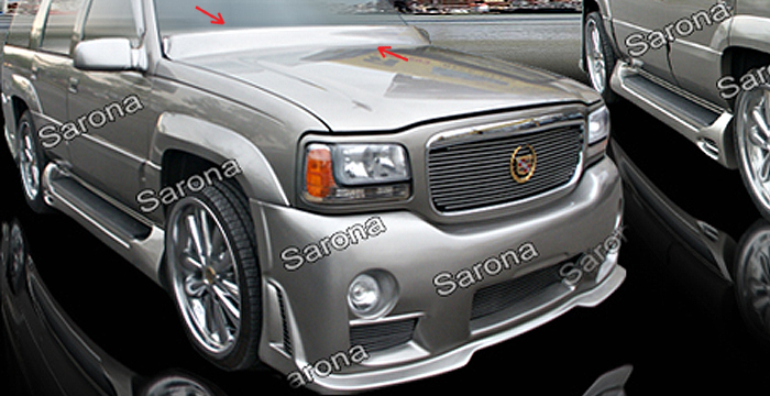 Custom Cadillac Escalade  SUV/SAV/Crossover Wiper Cowl (1999 - 2001) - $249.00 (Part #CD-001-WC)